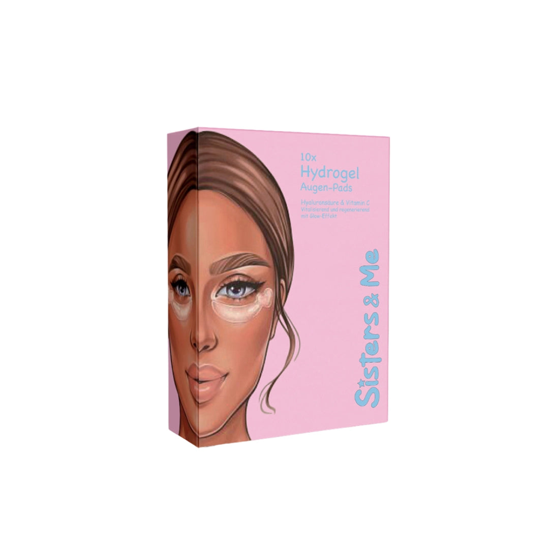 10x Hydrogel Augen-Pads mit HYALURONSÄURE UND VITAMIN C